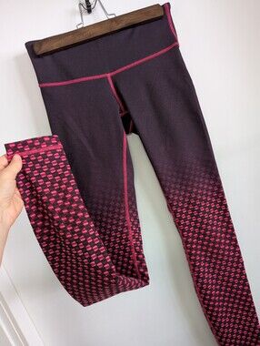 Lululemon 4 Wunder Under Pants Low Rise Tights Deep Dive Dip Berry Rumble Pink